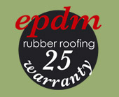 Optional epdm rubber roofing with a 25 year guarantee